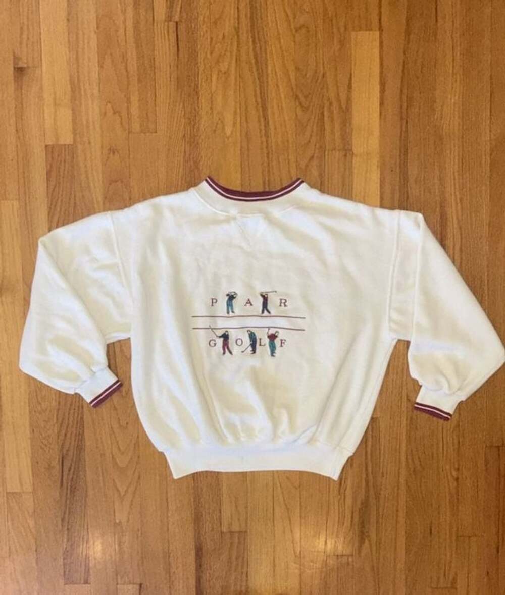 VTG Players By Van Heusen Golf Sweatshirt Size M Embroidered